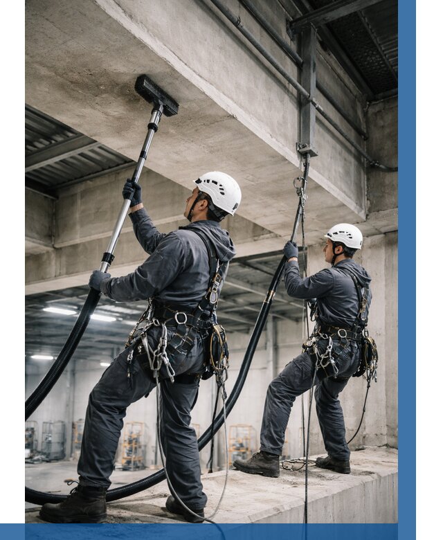 Обеспыливание потолочных конструкций в Куйбышеве от 259 р. |ВЫСОТНИК-Кбш