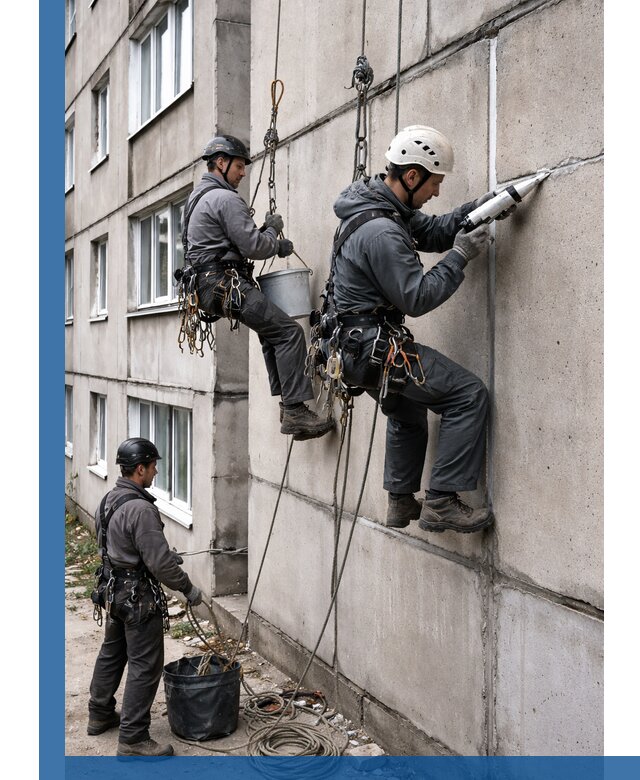 Герметизация межпанельных швов в Куйбышеве с гарантией герметичности
