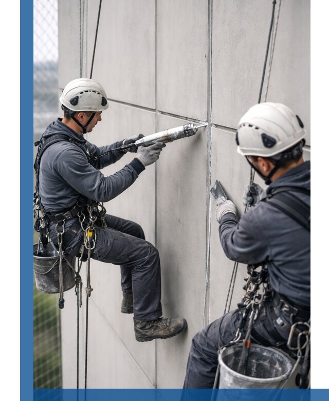 Первичная герметизация швов фасадов и кровель в Куйбышеве