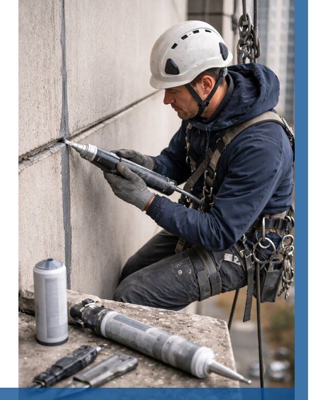 Вторичная герметизация швов в Куйбышеве от 467 р. | ВЫСОТНИК-Кбш