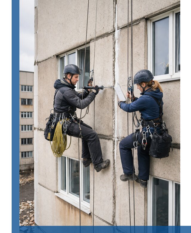 Герметизация межпанельных швов тёплым швом в Куйбышеве