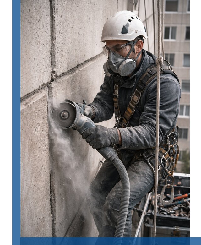 Штробление межпанельных швов в Куйбышеве качественно и быстро