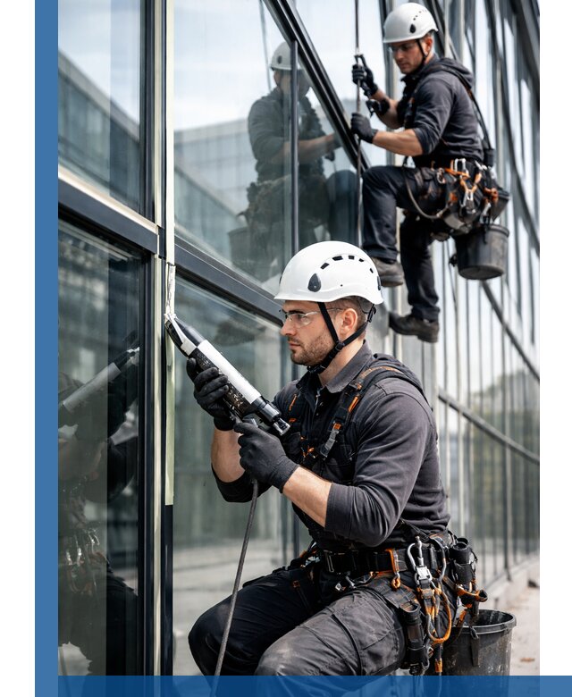 Герметизация витражных швов в Куйбышеве для зданий и фасадов