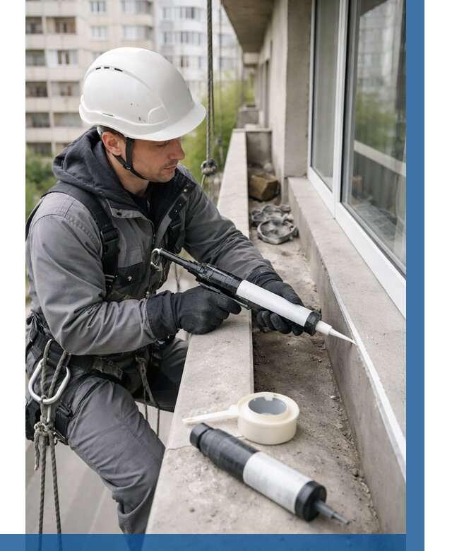 Герметизация швов лоджии в Куйбышеве от 4666 р. | ВЫСОТНИК-Кбш