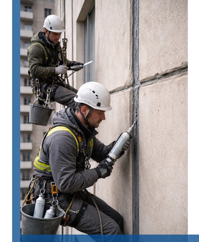 Герметизация деформационных швов фасада в Куйбышеве качественно