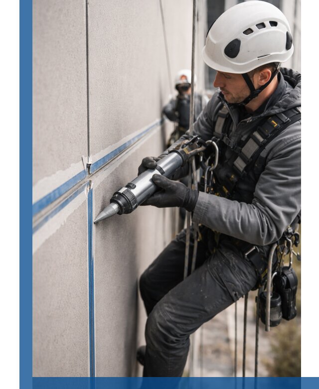 Герметизация стыков фасадных панелей в Куйбышеве качественно и быстро