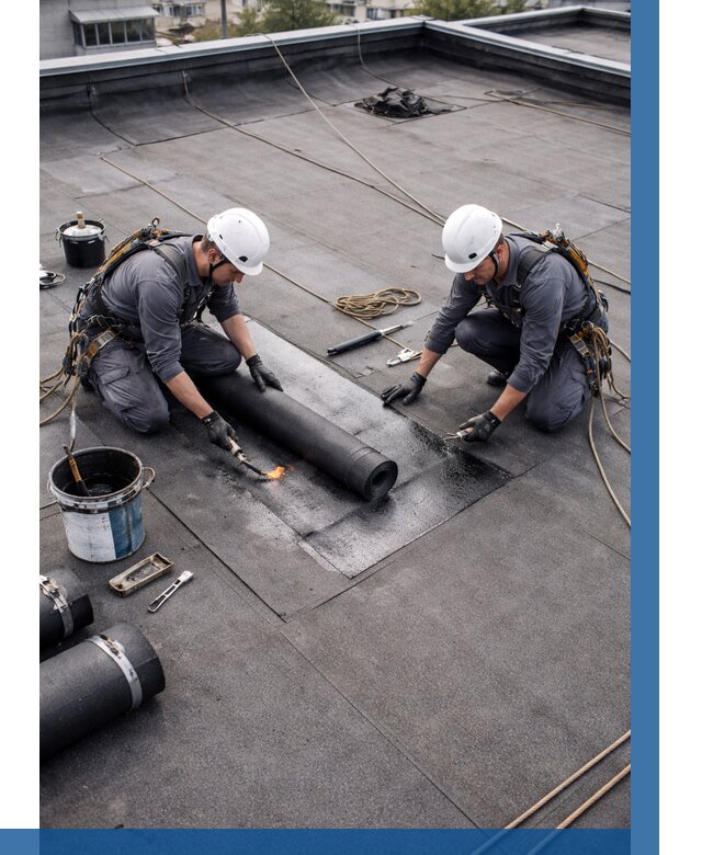 Ремонт мягкой кровли под ключ в Куйбышеве от 726 р. | ВЫСОТНИК-Кбш