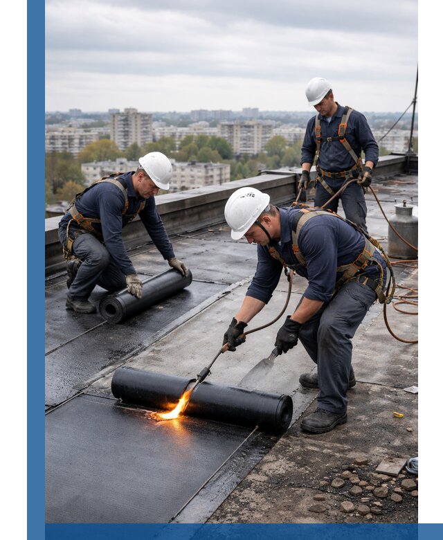 Ремонт наплавляемой кровли в Куйбышеве качественно и надежно