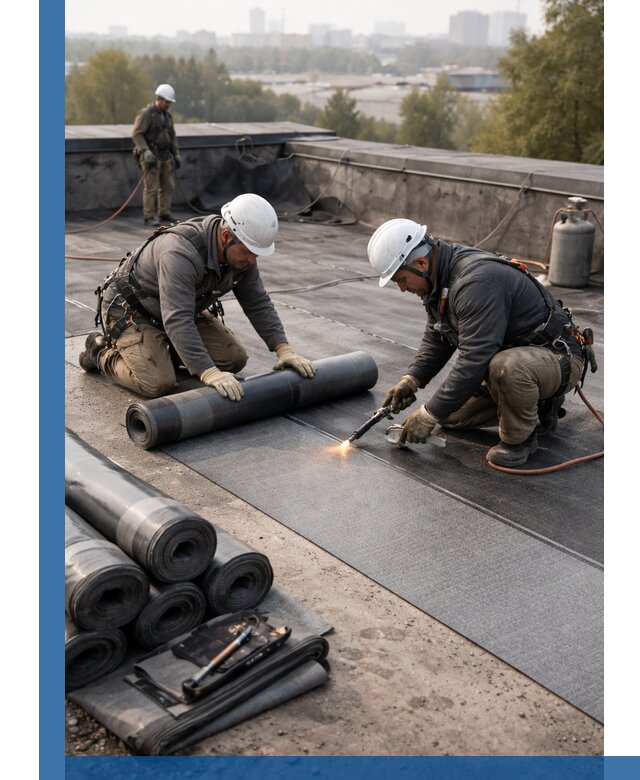 Монтаж мягкой кровли в Куйбышеве профессионально и надежно