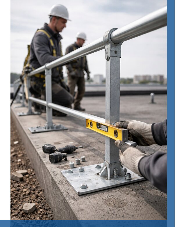 Монтаж кровельного ограждения в Куйбышеве от 1244 р. | ВЫСОТНИК-Кбш