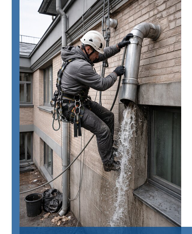 Профессиональная прочистка водосточных труб в Куйбышеве с гарантией