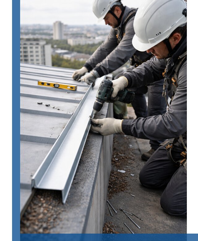 Монтаж капельника на кровле в Куйбышеве с гарантией качества