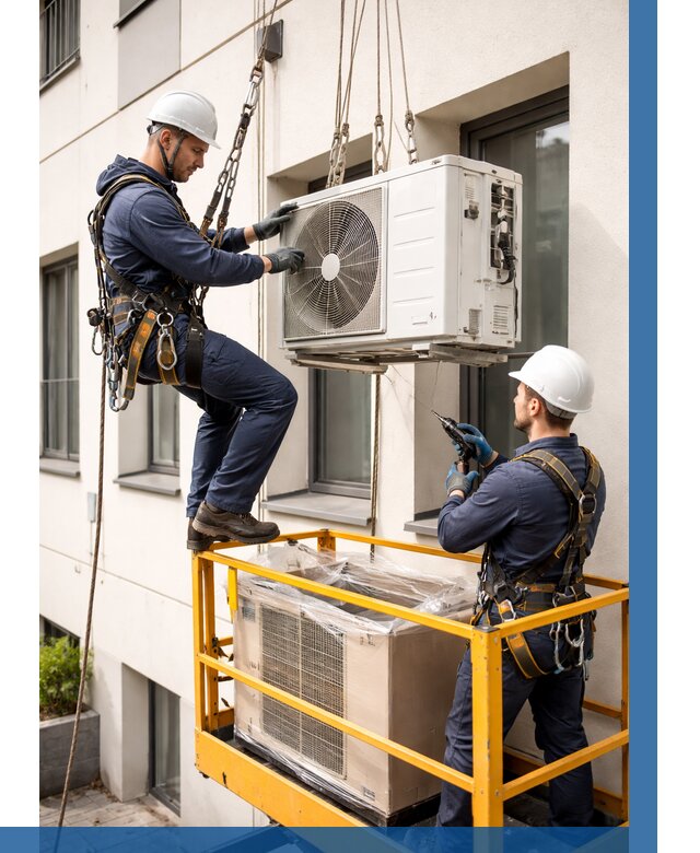 Демонтаж внешнего блока кондиционера в Куйбышеве от 3629 р. | ВЫСОТНИК-Кбш