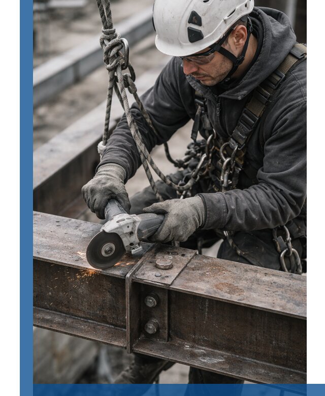 Резка металла на высоте в Куйбышеве для зданий и конструкций