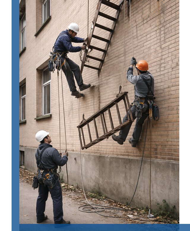 Демонтаж пожарной лестницы в Куйбышеве быстро и безопасно