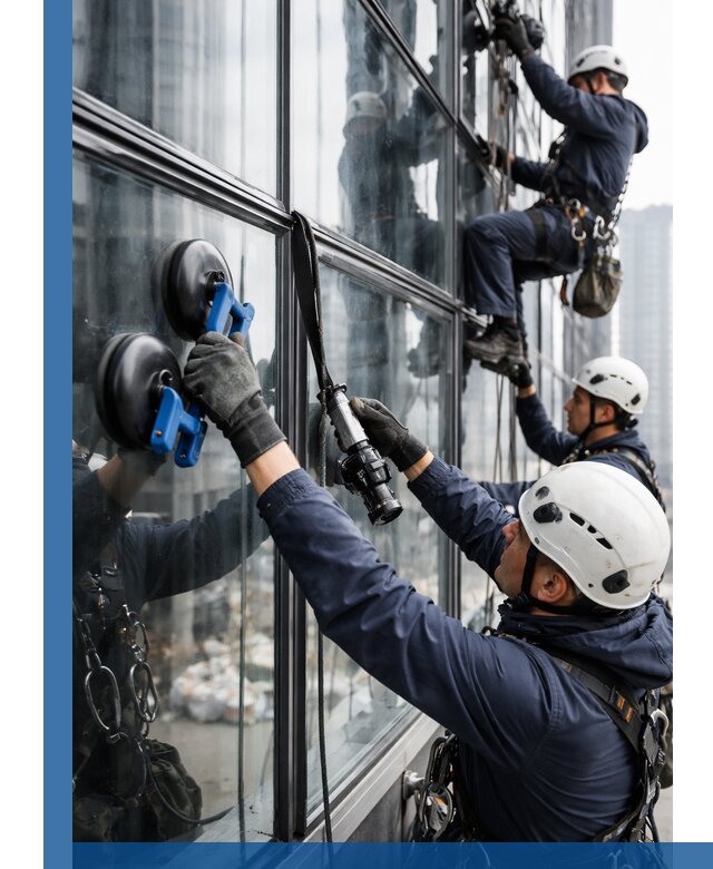 Радиусное остекление фасадов под ключ в Куйбышеве с гарантиями