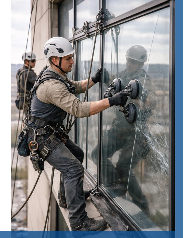 Замена стекла в витраже в Куйбышеве под ключ от 8814 р. | ВЫСОТНИК-Кбш