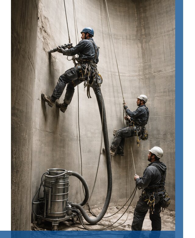 Зачистка силосов в Куйбышеве от 4666 р. Договор и смета ВЫСОТНИК-Кбш