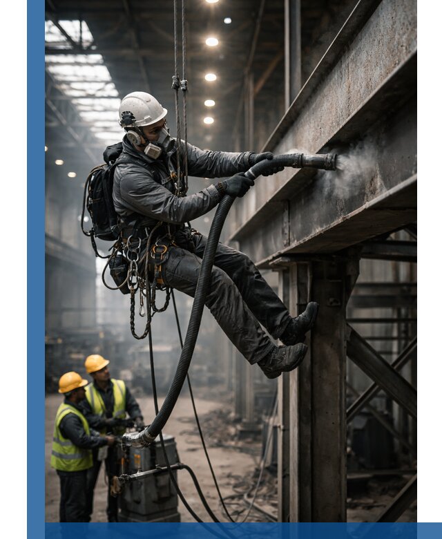 Обеспыливание конструкций в цехах промышленного производства в Куйбышеве