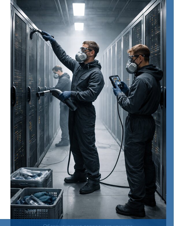 Обеспыливание серверной комнаты в Куйбышеве от 4666 р. | ВЫСОТНИК-Кбш