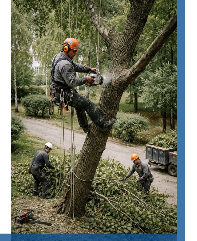 Кронирование деревьев в Куйбышеве от 6740 р. | ВЫСОТНИК-Кбш