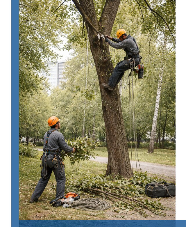 Санитарная обрезка деревьев в Куйбышеве, профессионально и безопасно