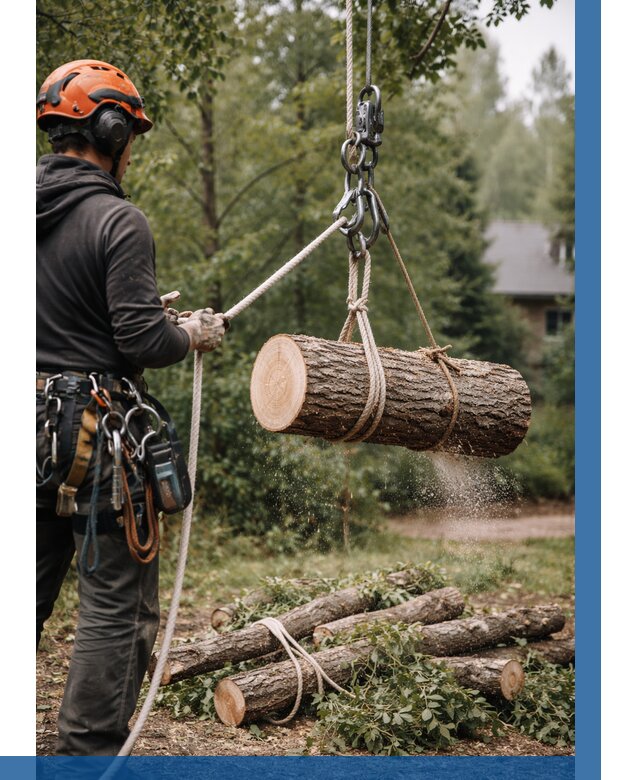 Валка деревьев частями в Куйбышеве от 7777 р. | ВЫСОТНИК-Кбш